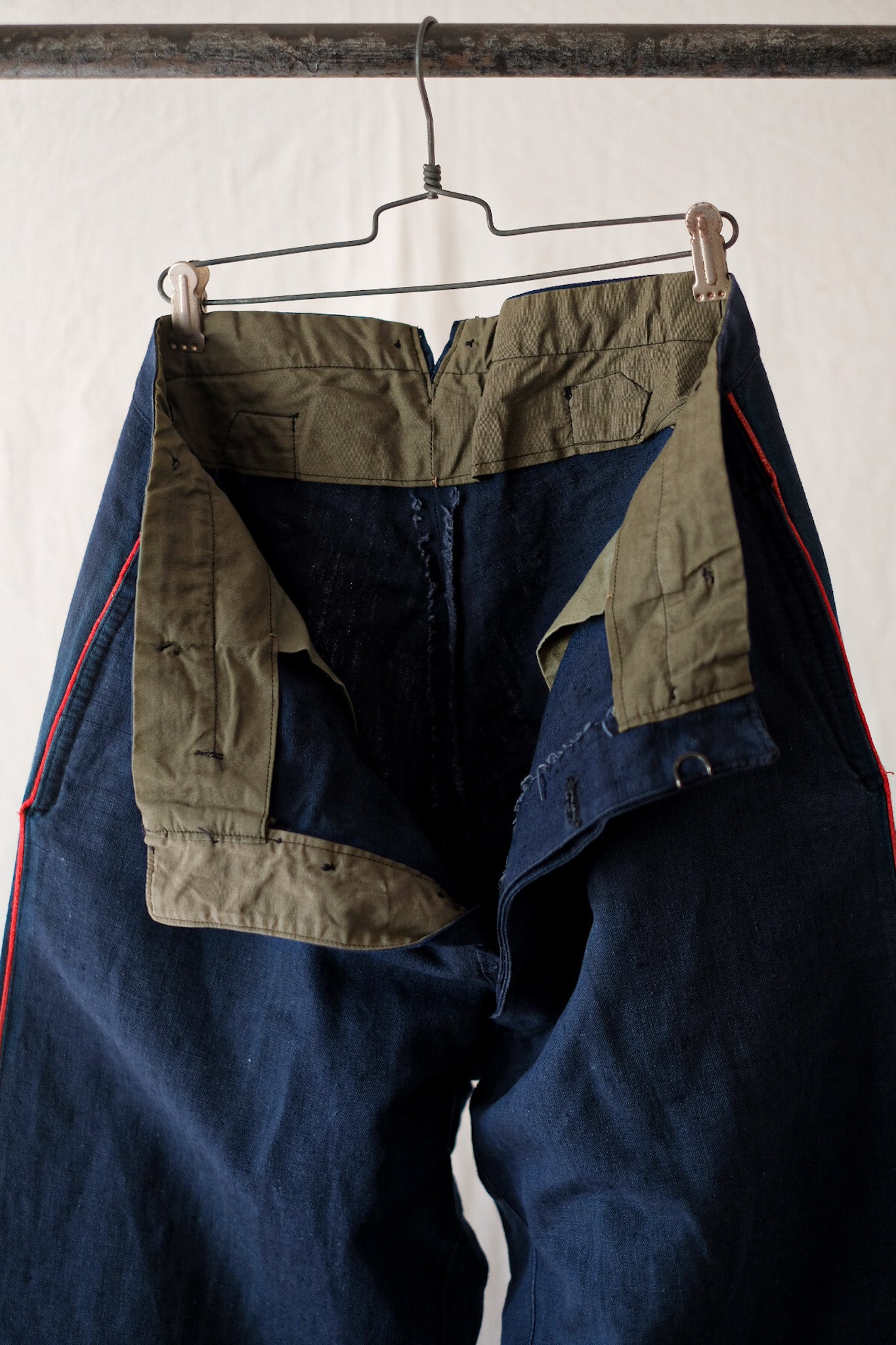 workFrench vintage fire man pants