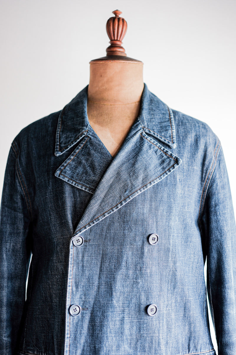 【~00’s】Old miu miu Double Breasted Denim Coat