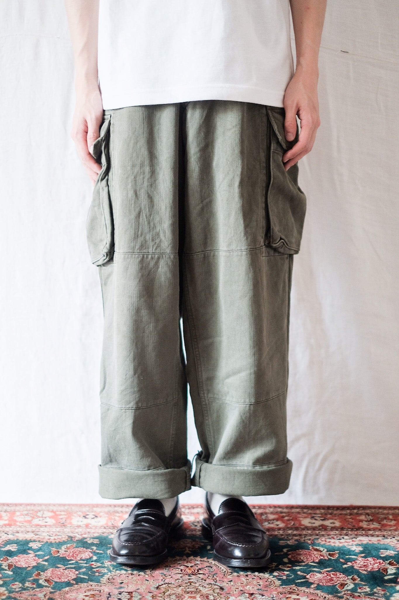 [~ 50's] German Army HBT Field Trousers