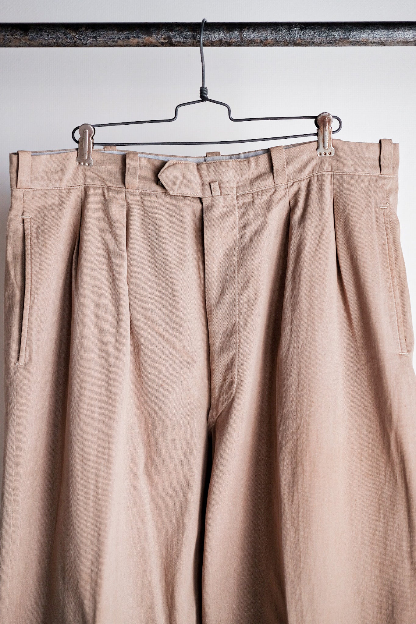 ［~50's］French Vintage Cotton Chino Trousers