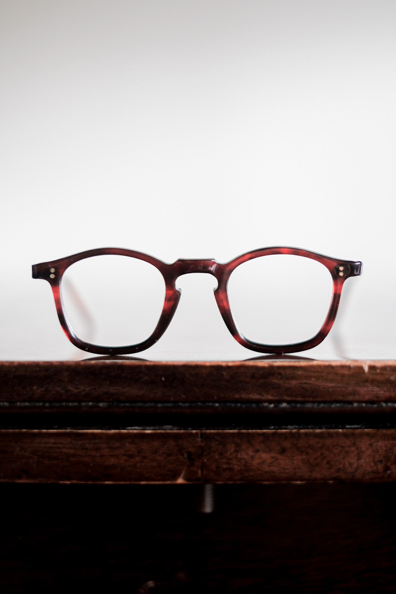 ［~50’s］French Vintage Amber Parisian Frame “Dead Stock”