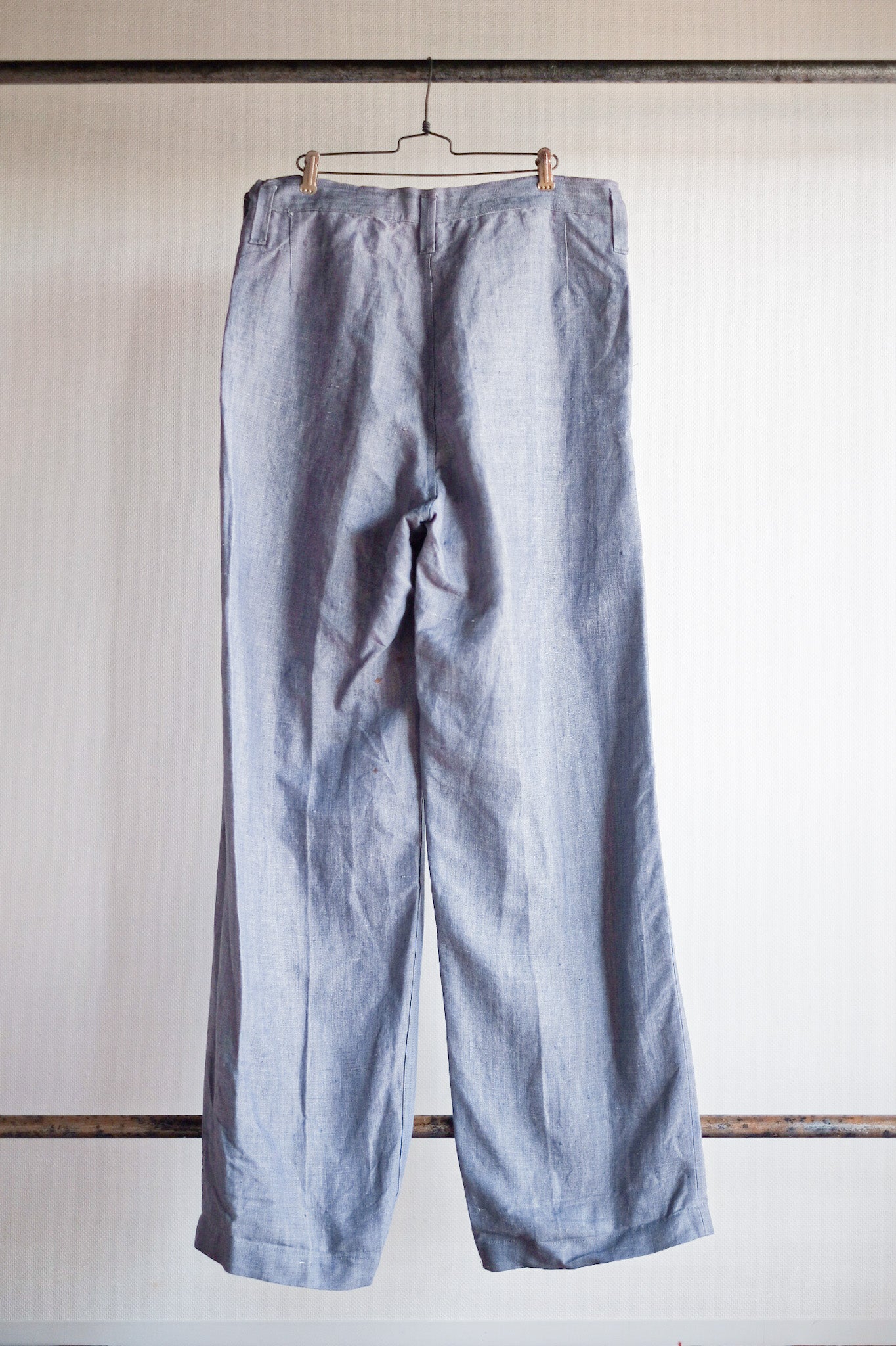 ［~50's］French Navy Ramie Linen Sailor Pant