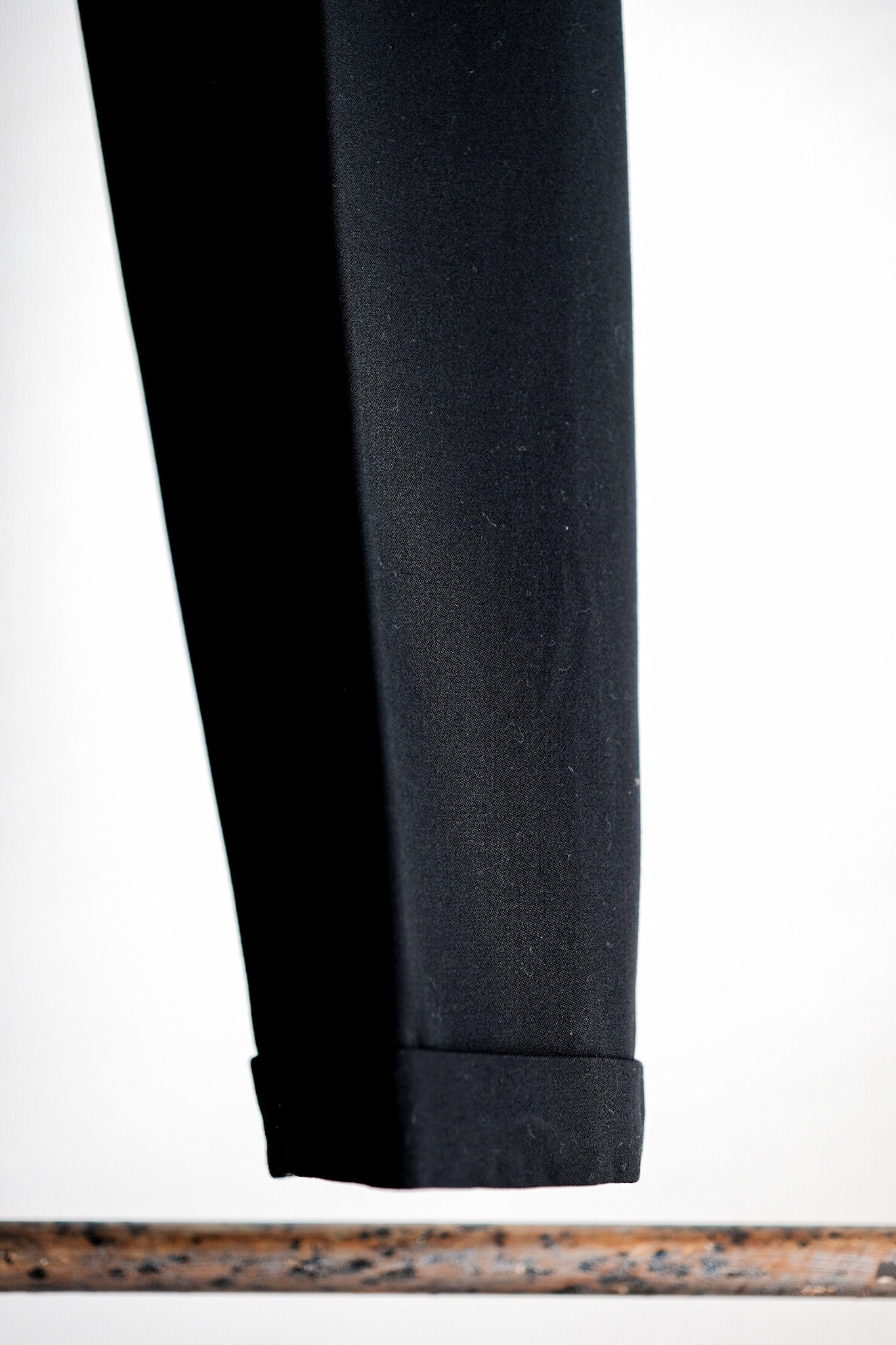 ［~40's］French Vintage Black Wool Trousers