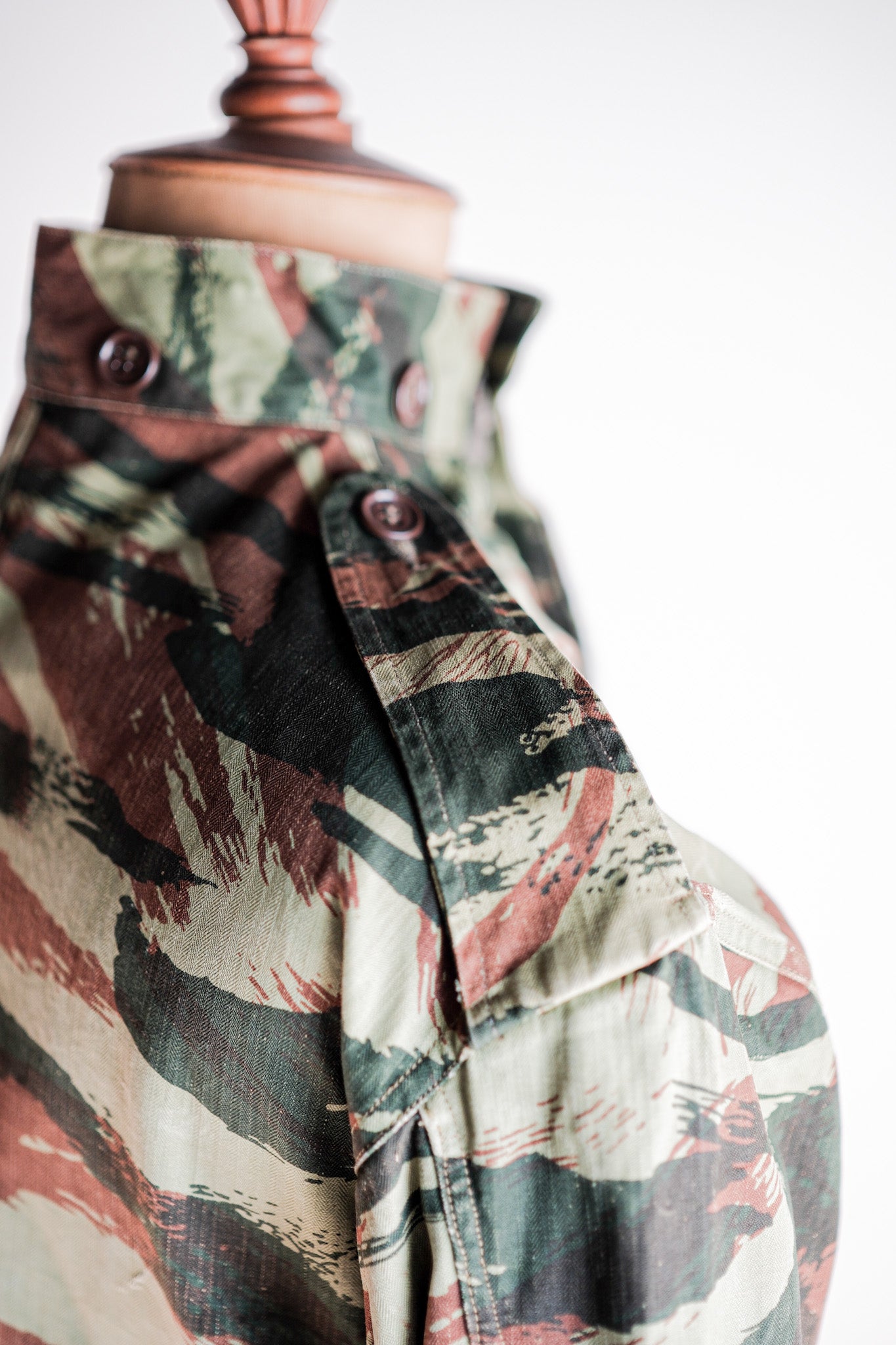 【~60's】French Army TAP47/56 Lizard Camo Paratrooper Jacket