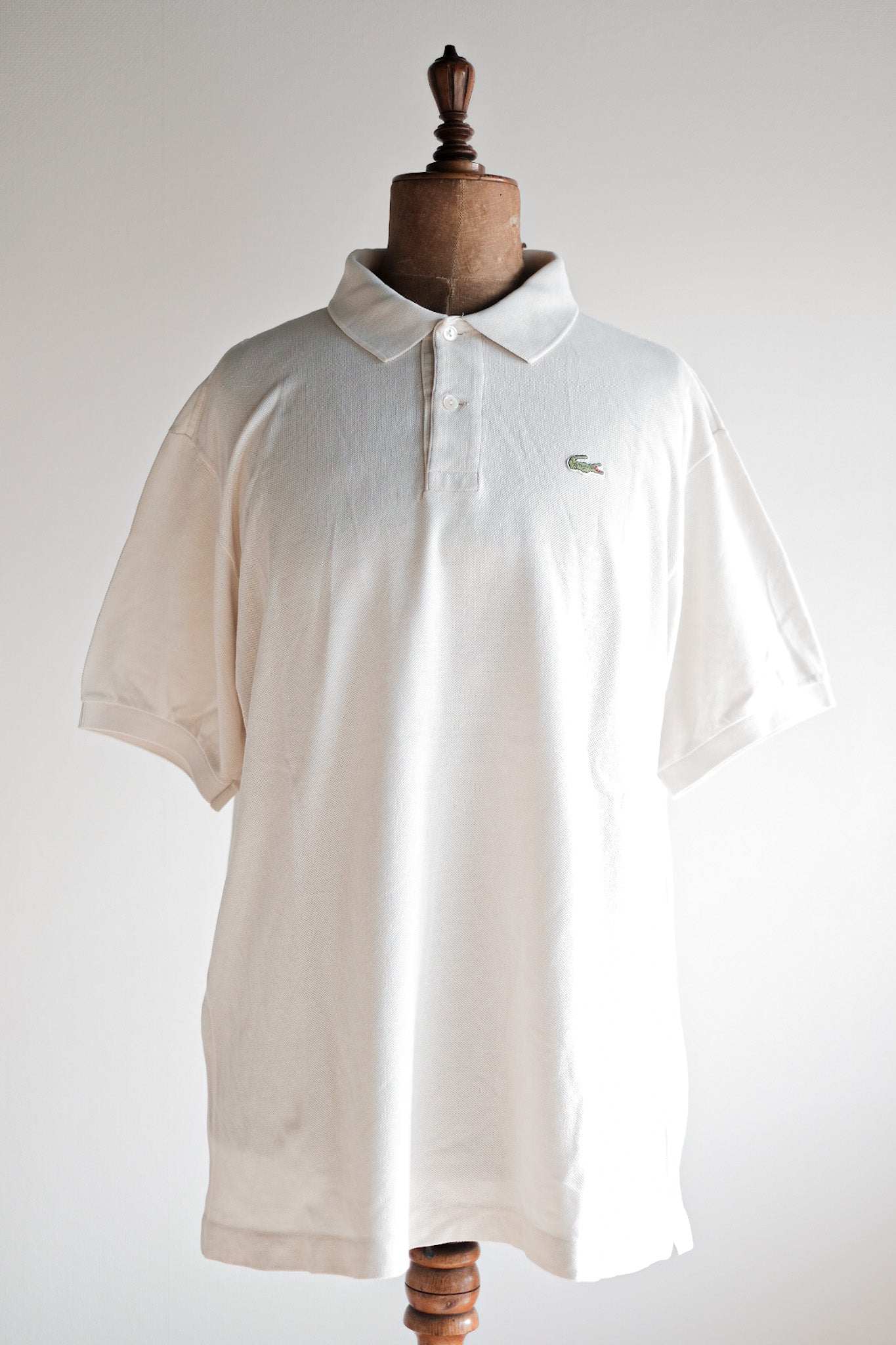 【~80's】CHEMISE LACOSTE S/S Polo Shirt Size.7 "Ecru"