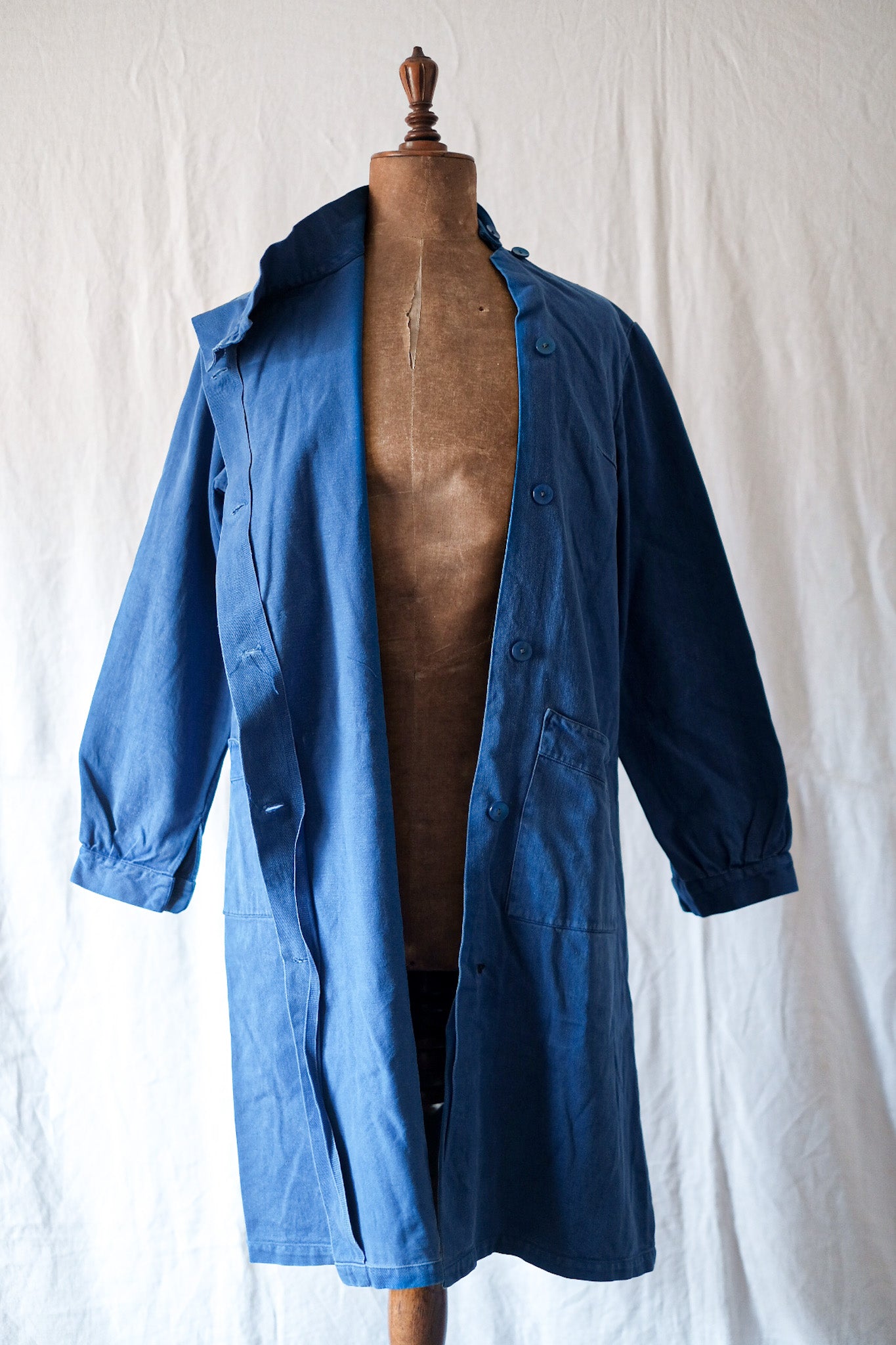 [〜60年代]法國復古棉帆布工作外套