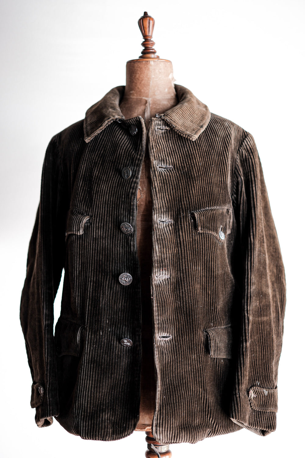 ［~30's］French Vintage Brown Corduroy Hunting Jacket