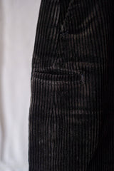 【~30's】French Vintage Dark Brown Corduroy Work Pants
