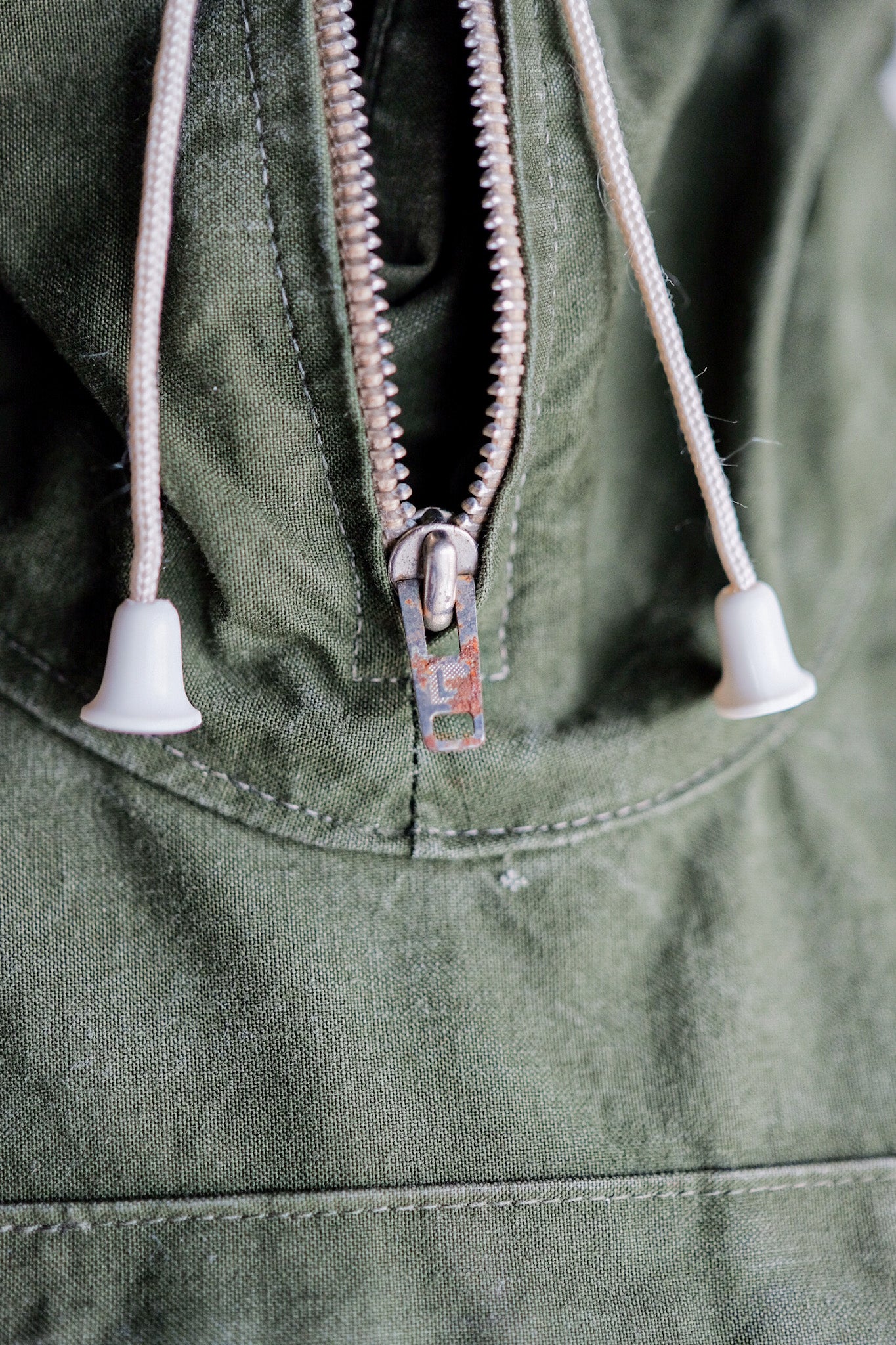 ［~60's］British Vintage Green Cotton Smock "Blacks Of Greenock"
