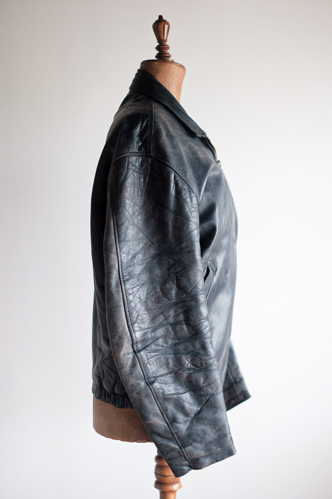 ［~80's］French Air Force Pilot Leather Jacket