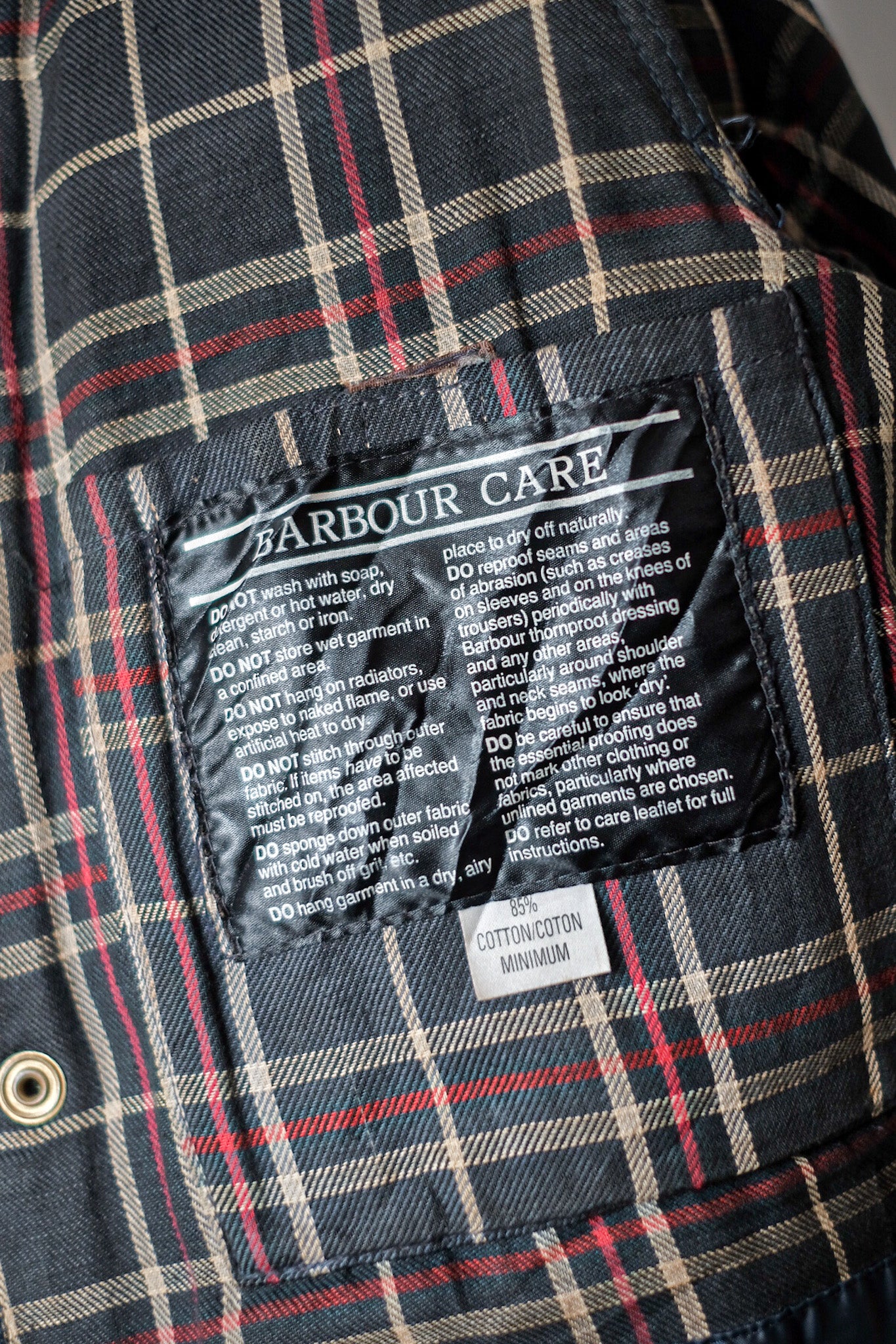 【~80's】Vintage Barbour "BEDALE" 2 Crest Size.36