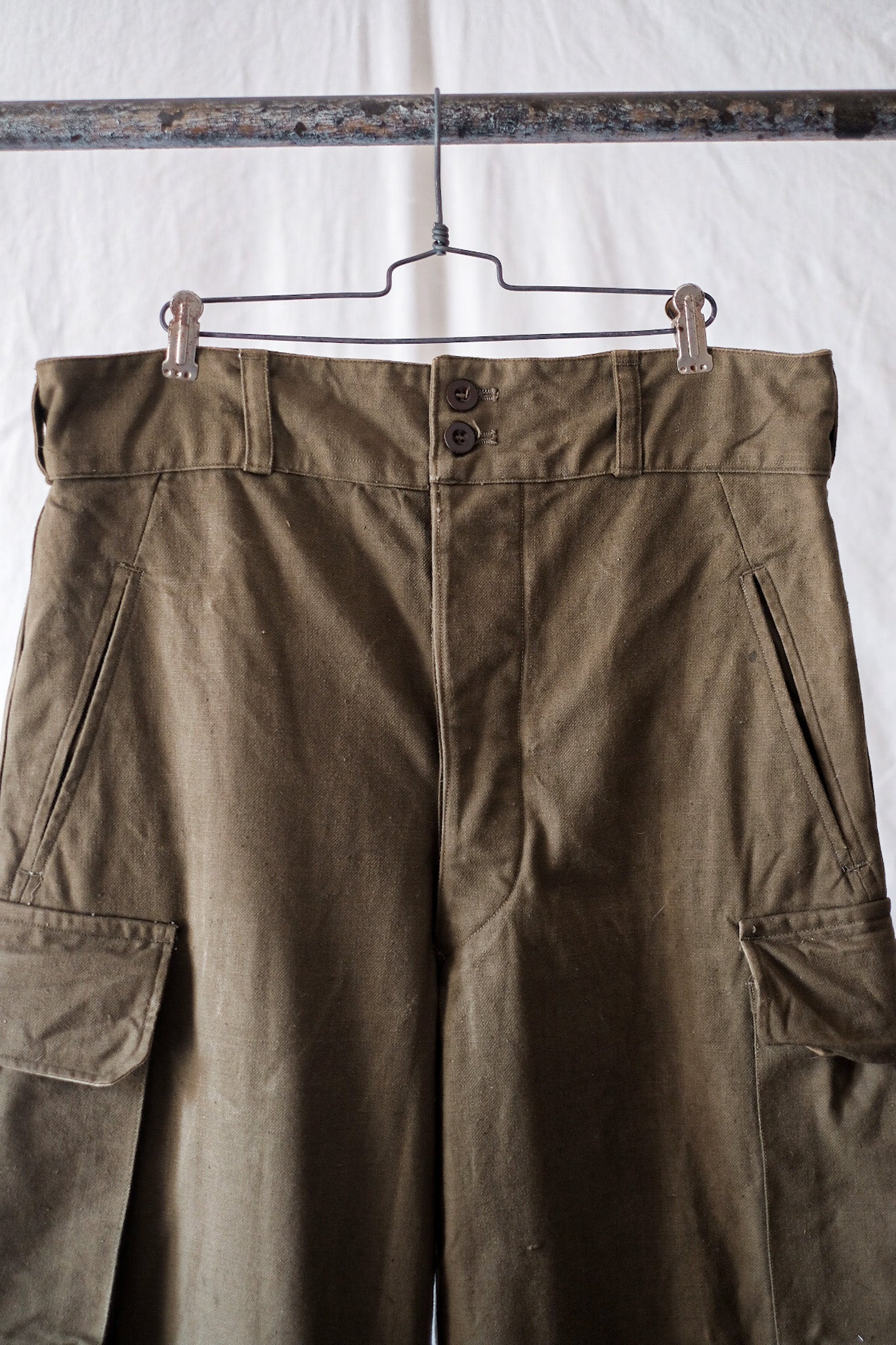 [~ 50's] French Army M47 Field Trousers Size.33