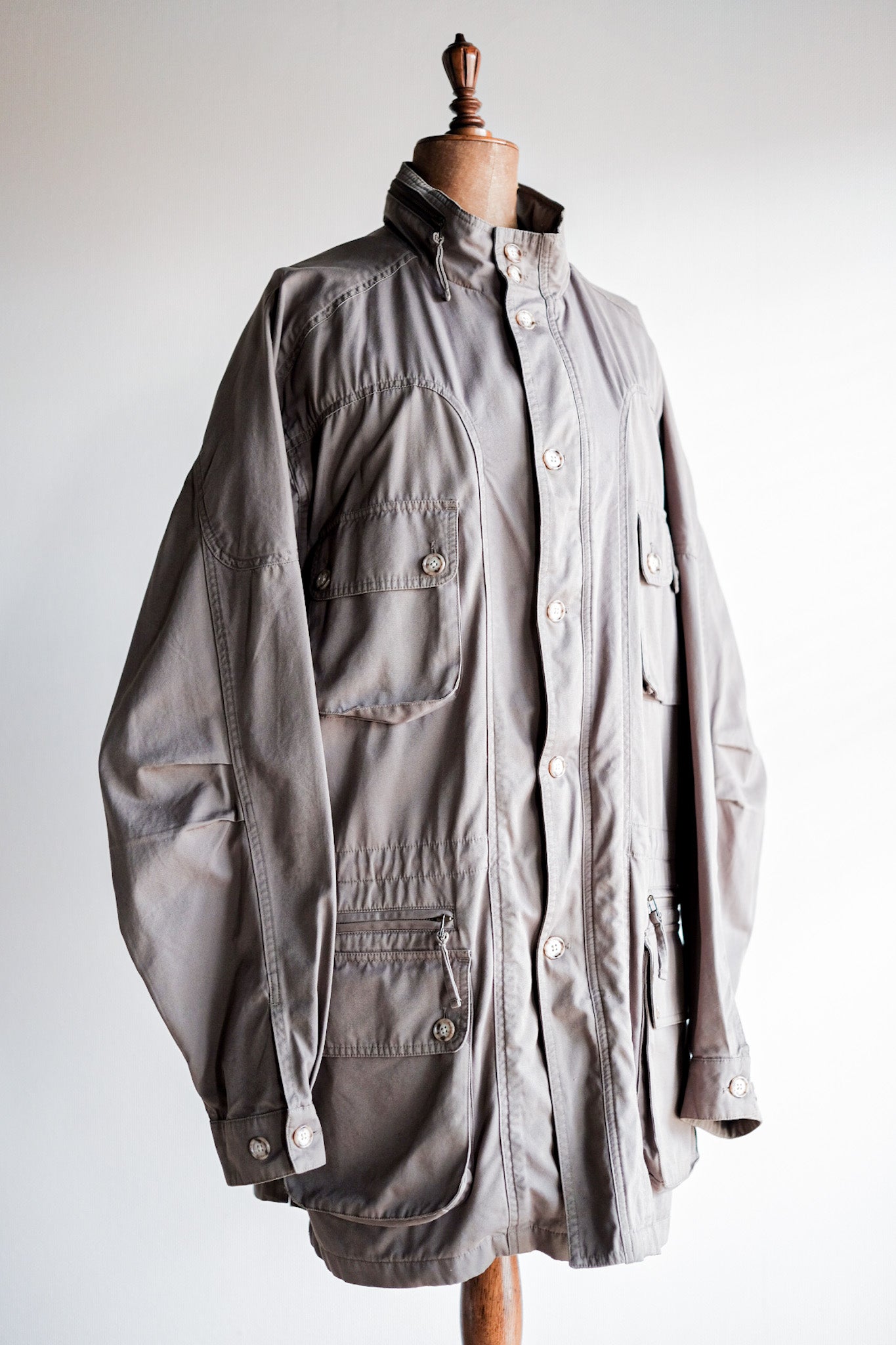 【~90's】Willis&Geiger Bush Poplin Safari Jacket Size.L-TALL