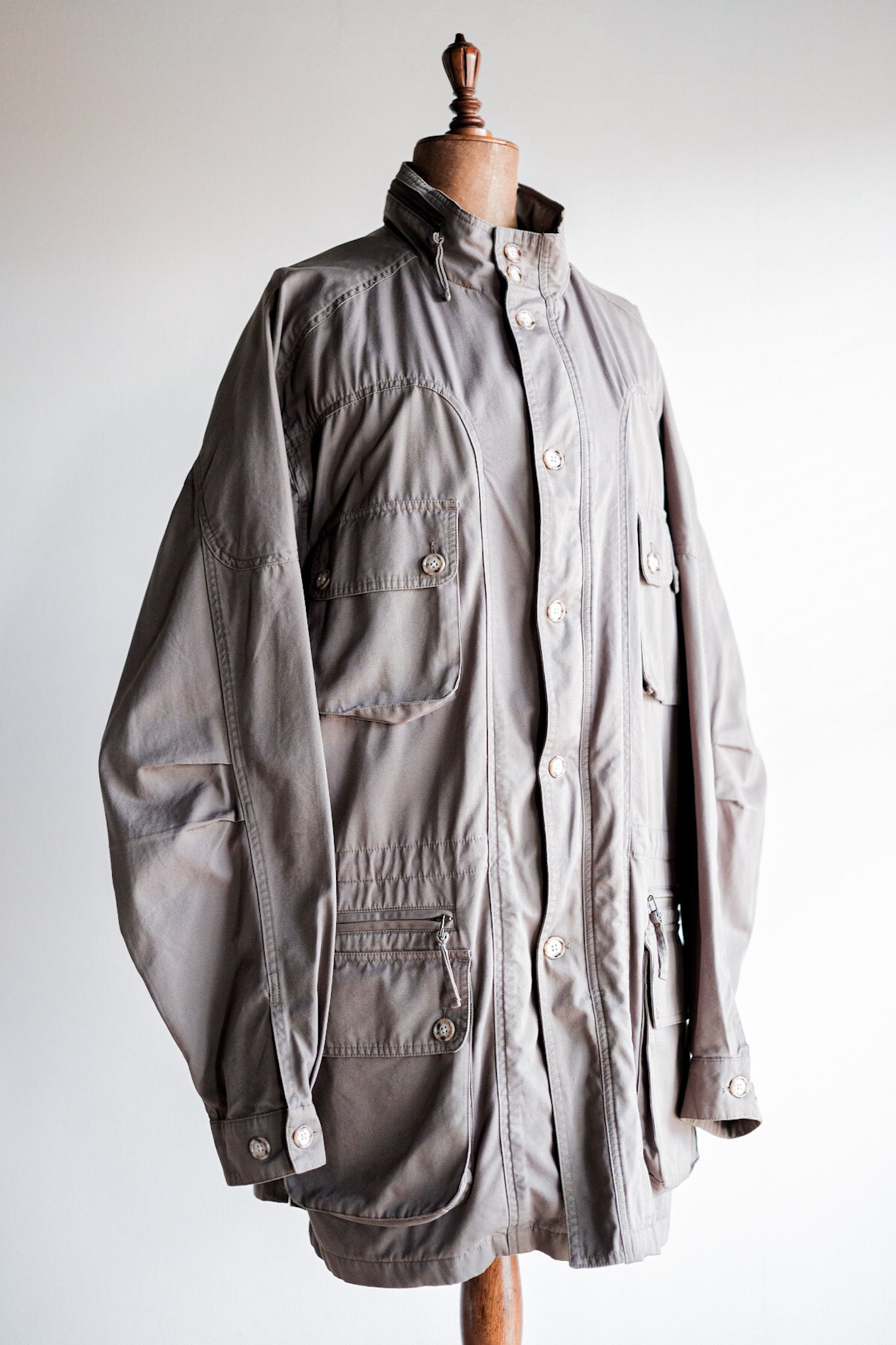 ［~90's］Willis&Geiger Bush Poplin Safari Jacket Size.L-TALL
