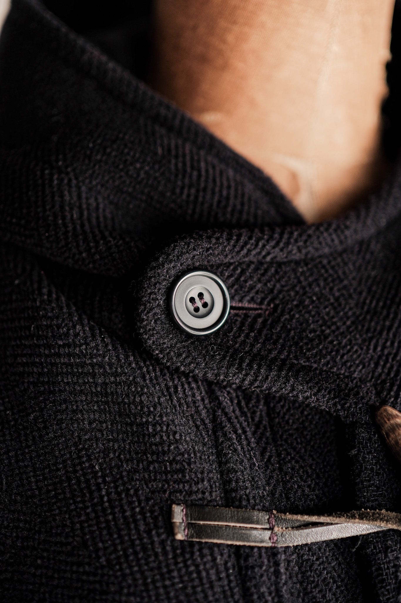 ［~90's］Old INVERTERE Wool Duffle Coat Size.42 "Moorbrook"