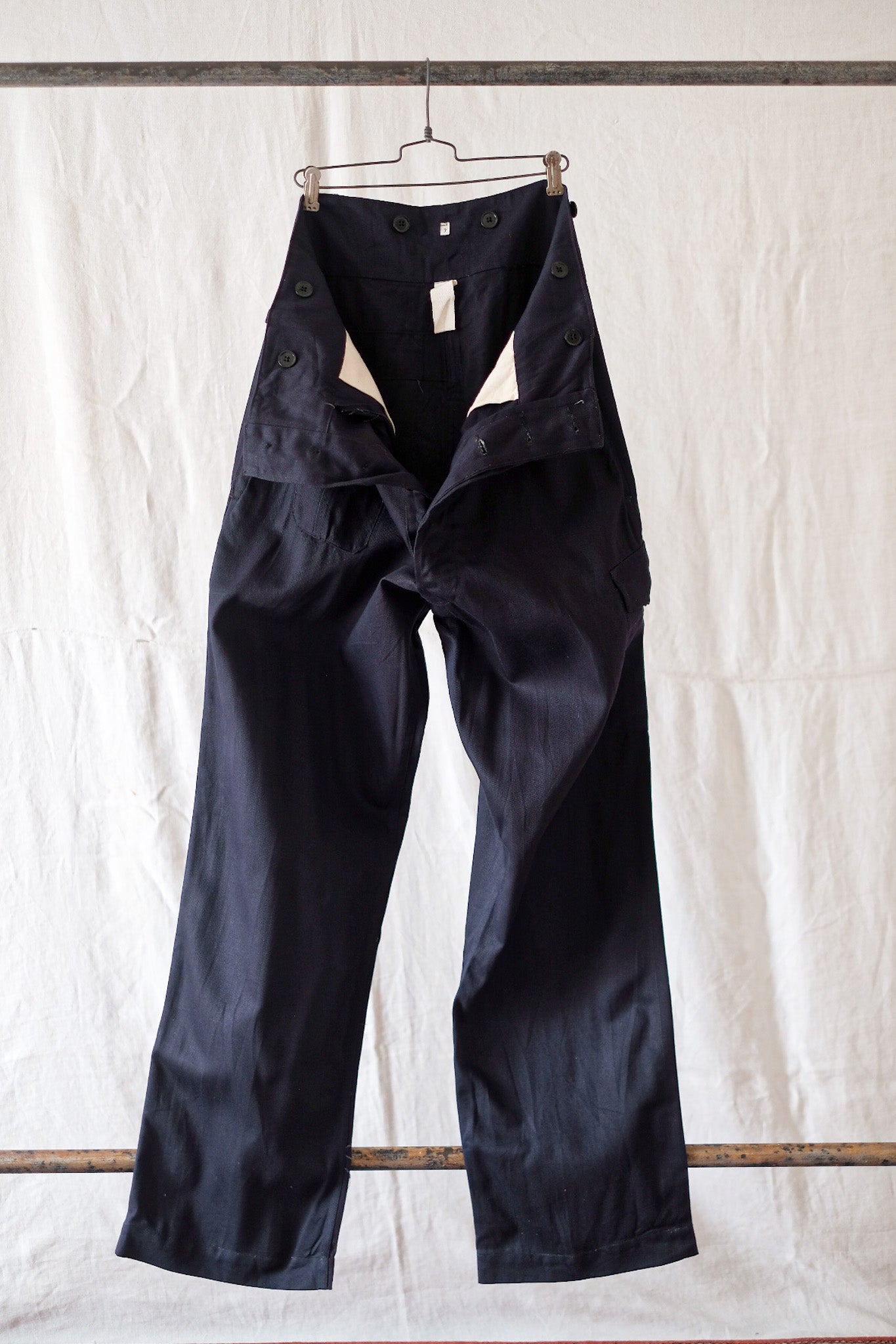 [~ 40's] Royal Navy Blue Drill Trousers