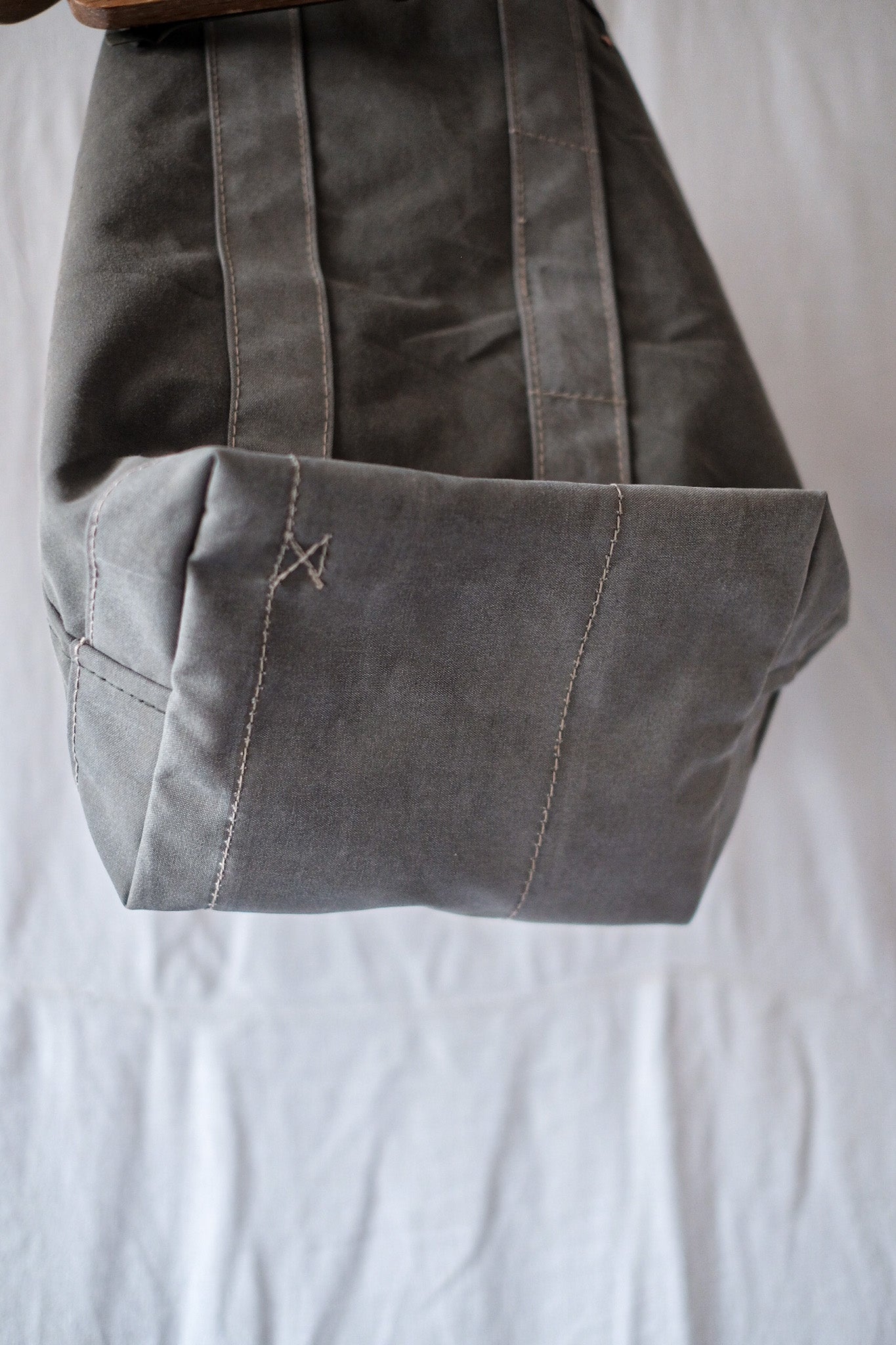 [~ 50's] กระเป๋าหิ้วกองทัพฝรั่งเศส "ผ้าเต็นท์"