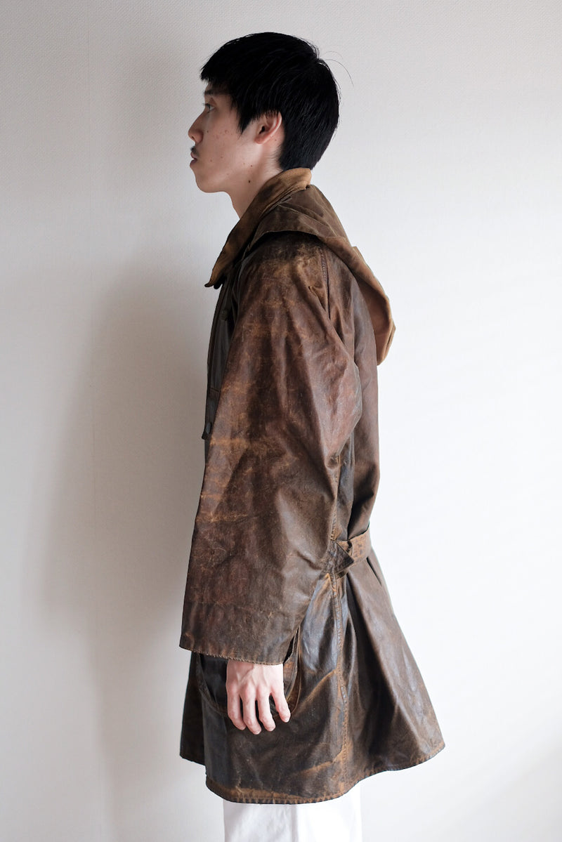 [~ 40's] Vintage Barbour "Solway Zipper" สีขาว