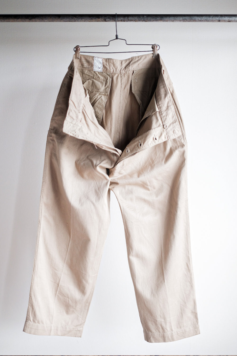 【~60's】French Army M52 Chino Trousers Size.15