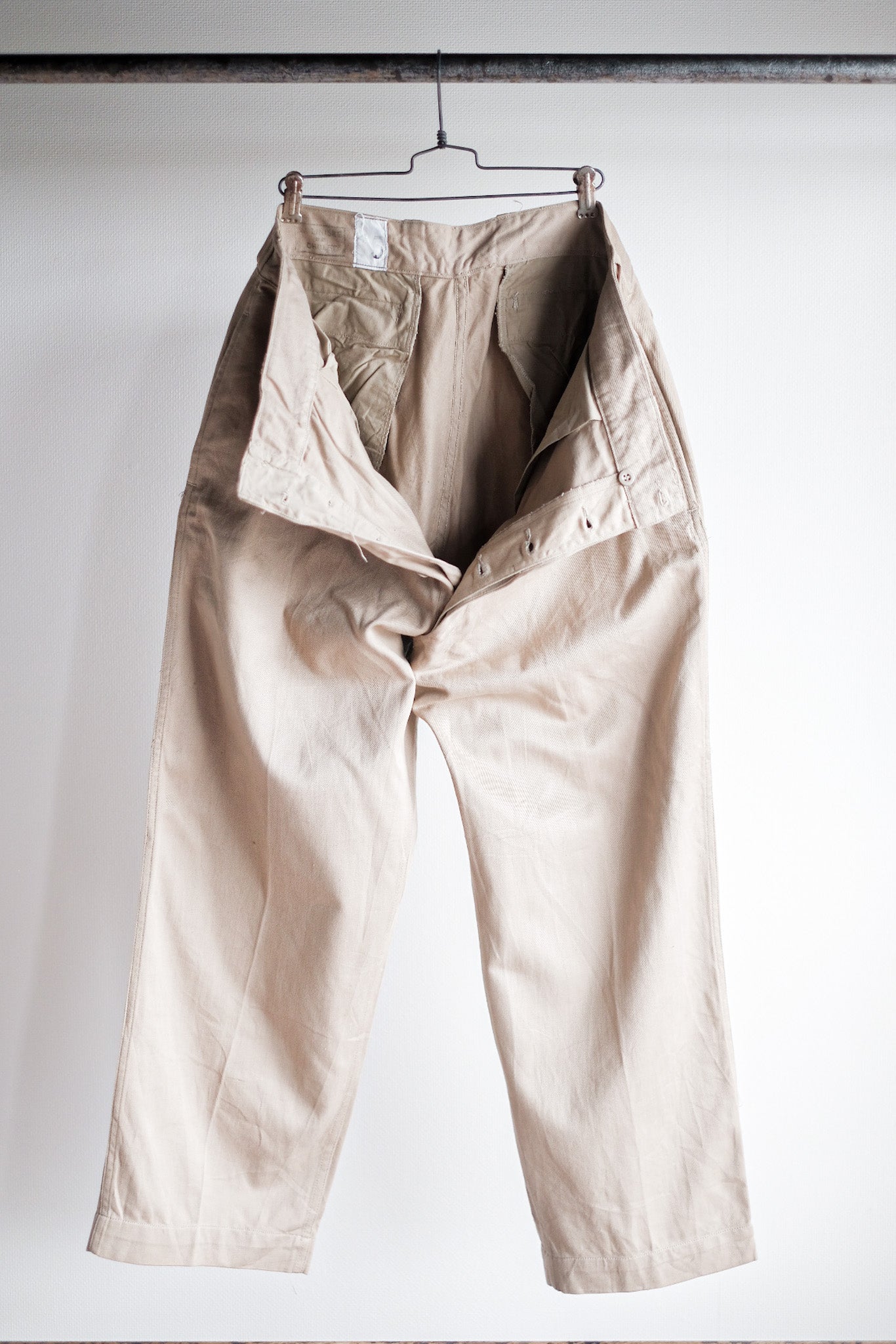 ［~60's］French Army M52 Chino Trousers Size.15