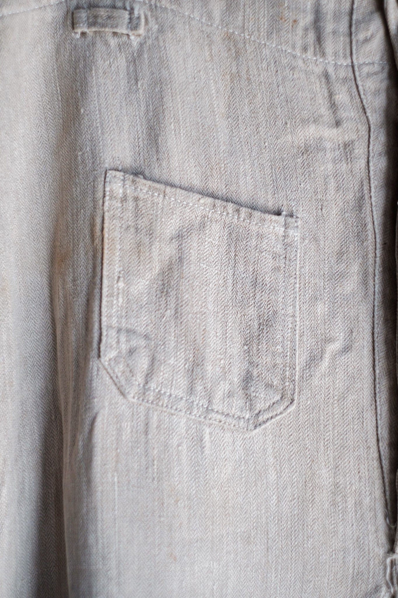 ［~40's］WW2 German Army Drillich HBT Linen Trousers