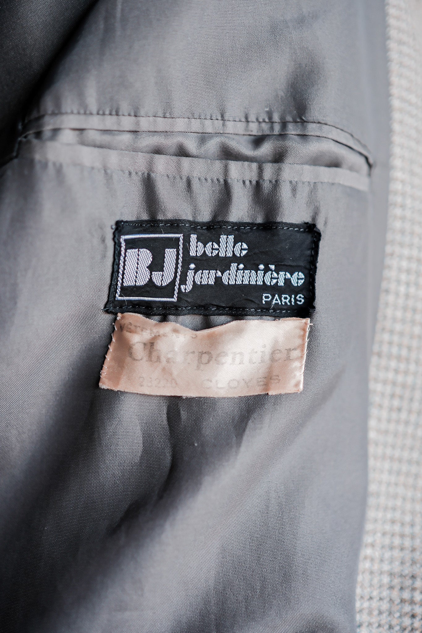 [~ 60's] French Vintage Wool Blouson "Belle Jardiniere"