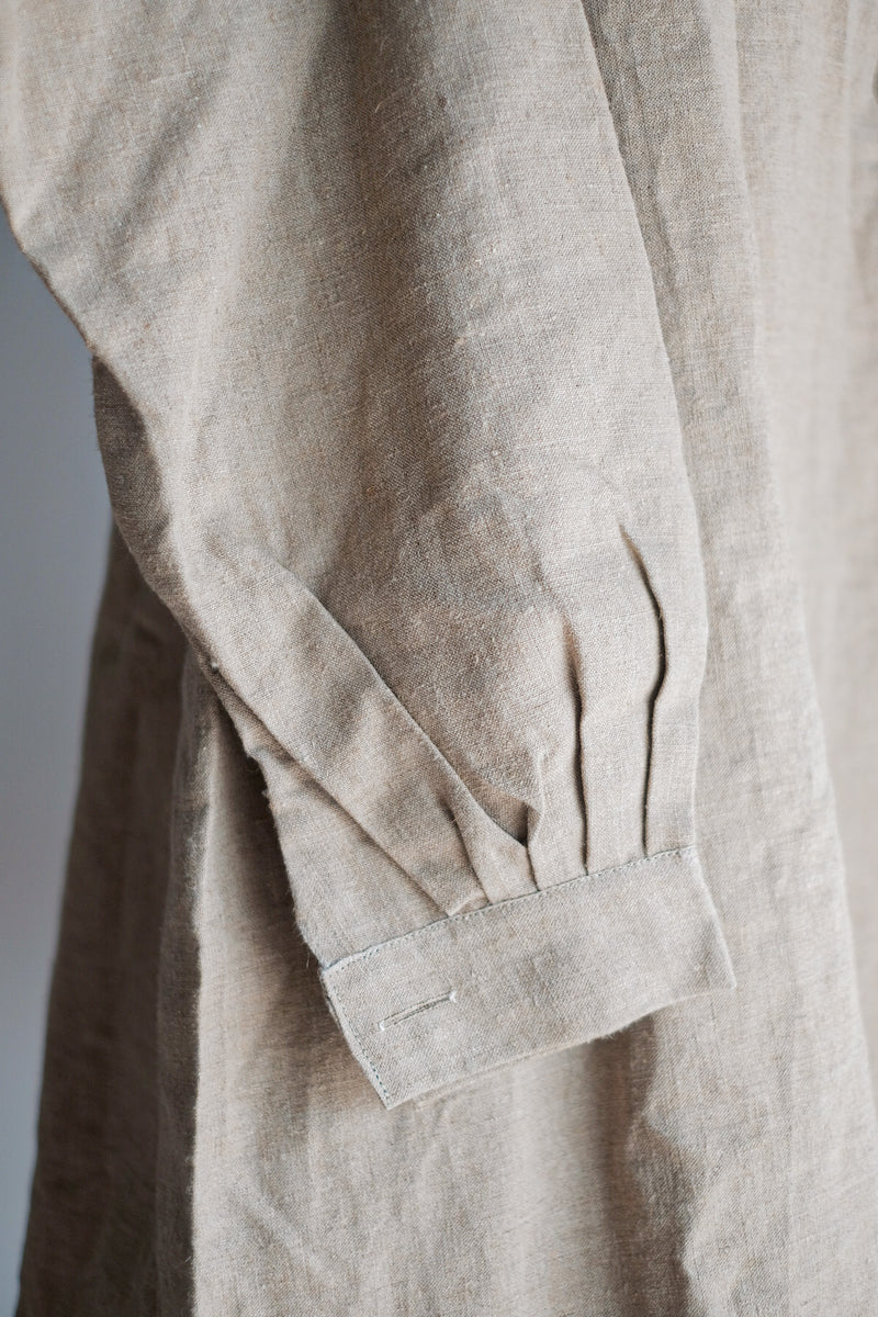 [~ 50's] กองทัพฝรั่งเศส Bourgeron โรงพยาบาล Smock Smock Military "Dead Stock"