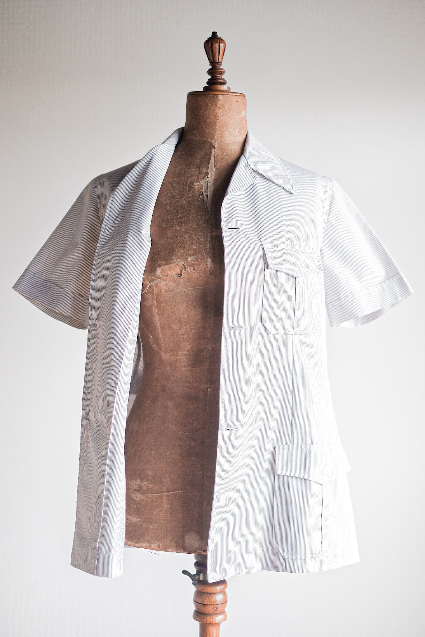 ［~60's］French Vintage S/S Cotton Shirt