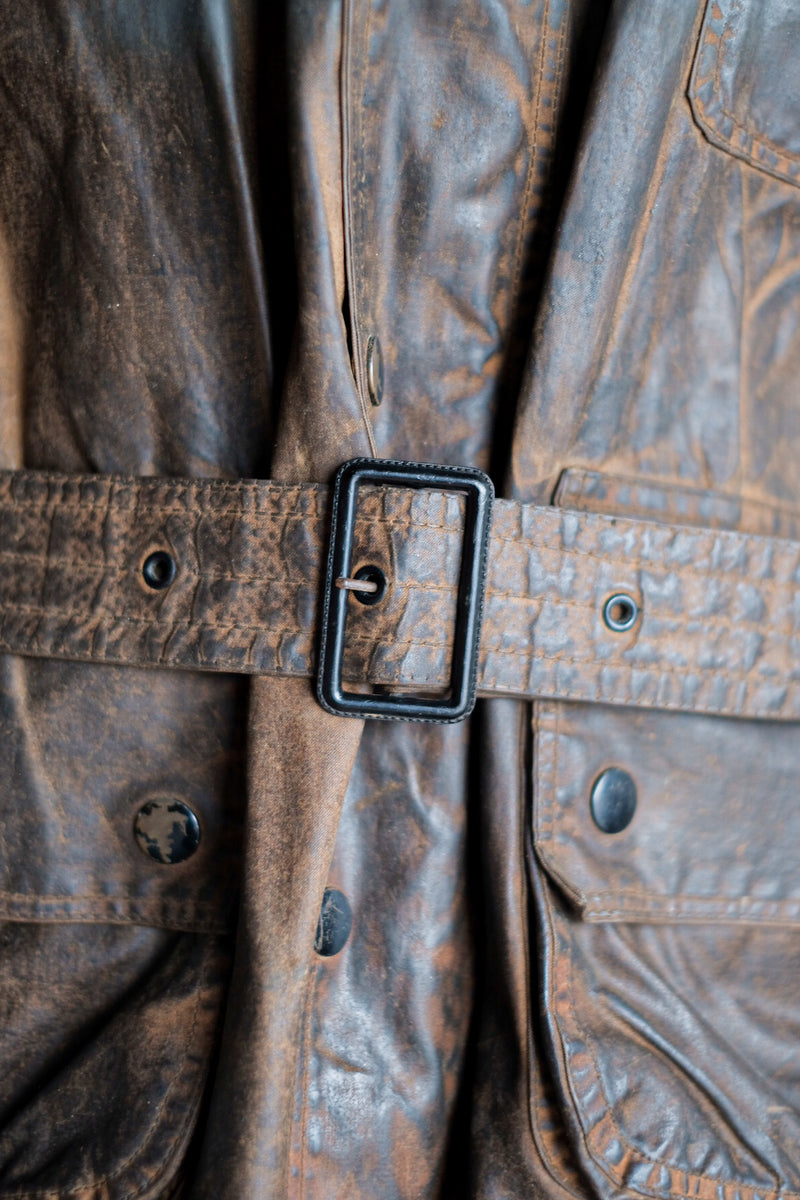 [~ 40's] Vintage Barbour "Solway Zipper" สีขาว
