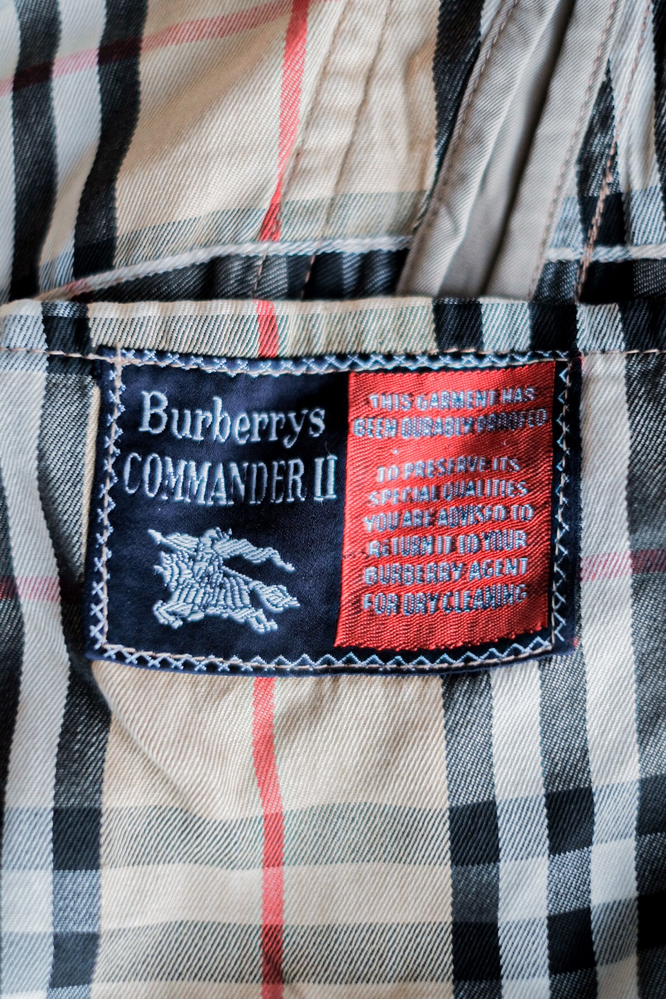 ［~60's］Vintage Burberry's Single Raglan Trench Coat "COMMANDER Ⅱ"