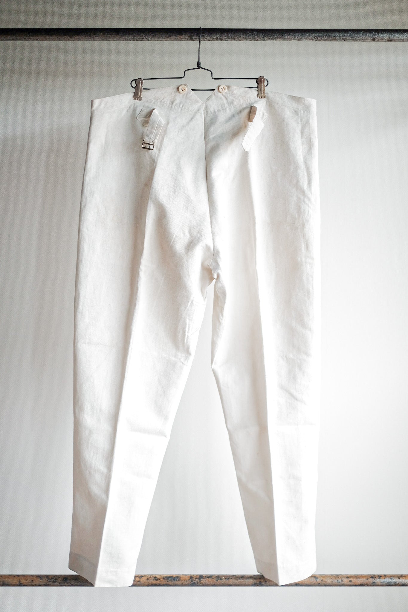 [~ 30's] pantalon de travail de lin millésime français