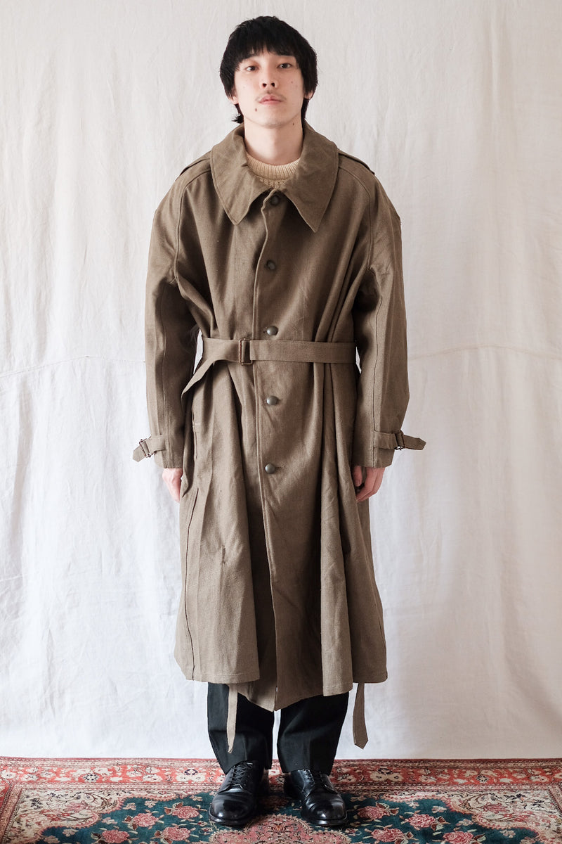 【~50's】French Army M35 Motorcycle Coat Size.2 "Dead Stock"