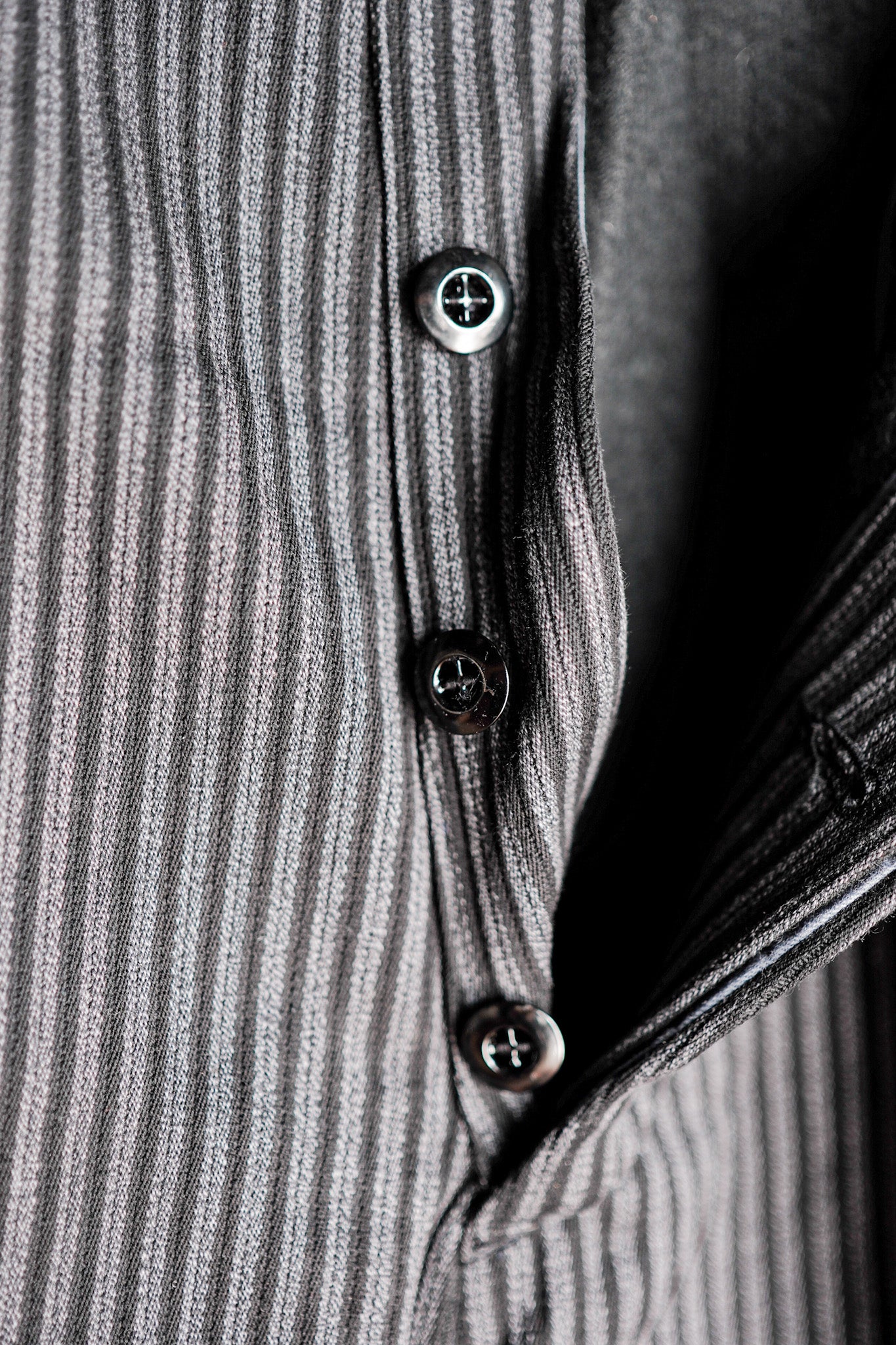 ［~50's］French Vintage Cotton Striped Work Pants "Dead Stock"