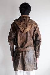 [~ 40's] Vintage Barbour "Solway Zipper" สีขาว