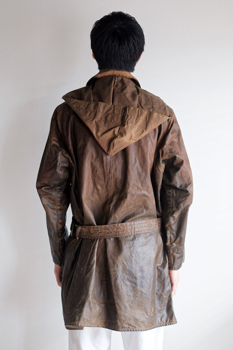 [~ 40's] Vintage Barbour "Solway Zipper" สีขาว