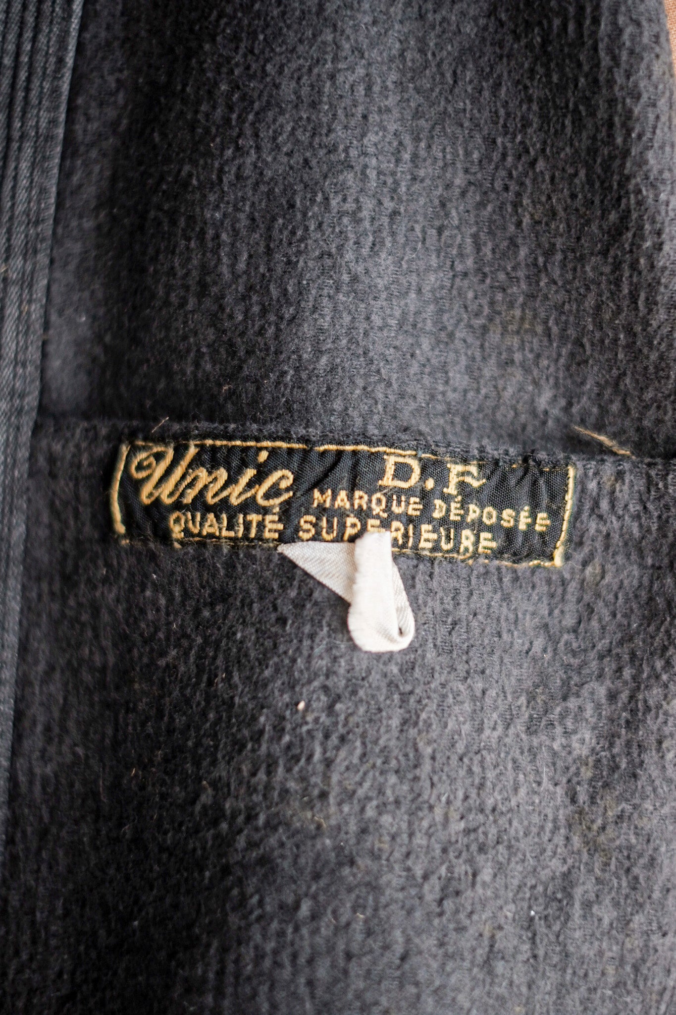 ［~50’s］French Vintage Gray Cotton Pique Work Jacket