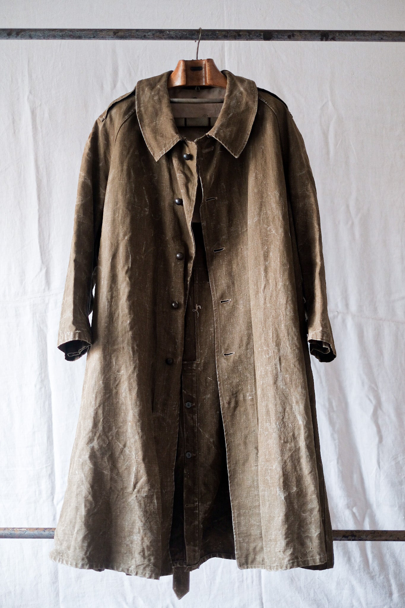 30's] French Army M35 Motorcycle Coat 