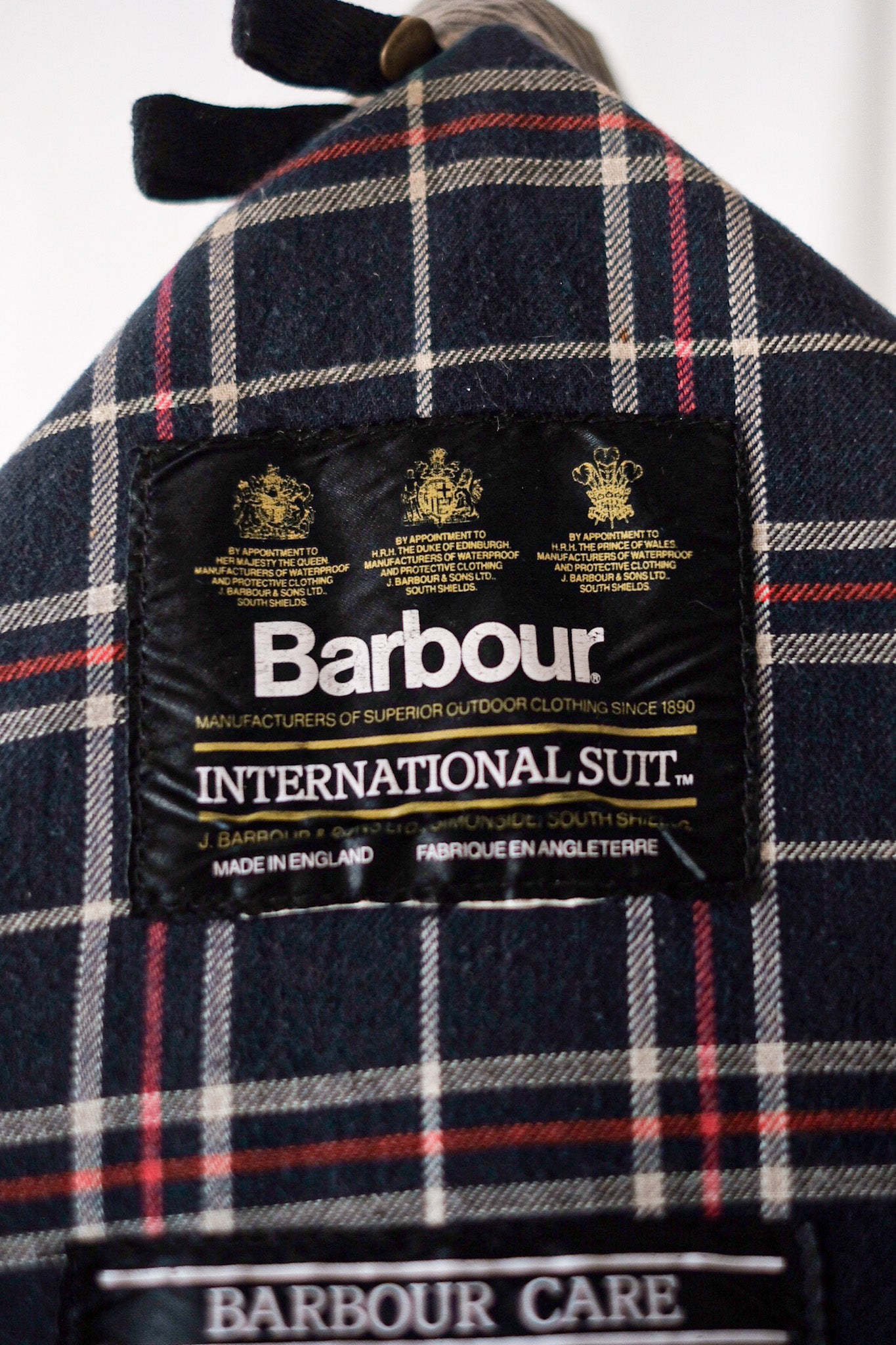 [~ 90's] Vintage Barbour "International Suit NATO MODEL" 3 CREST