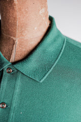 [~ 80's] Chemise Lacoste L/S Polo Size.5 "Forest Green"