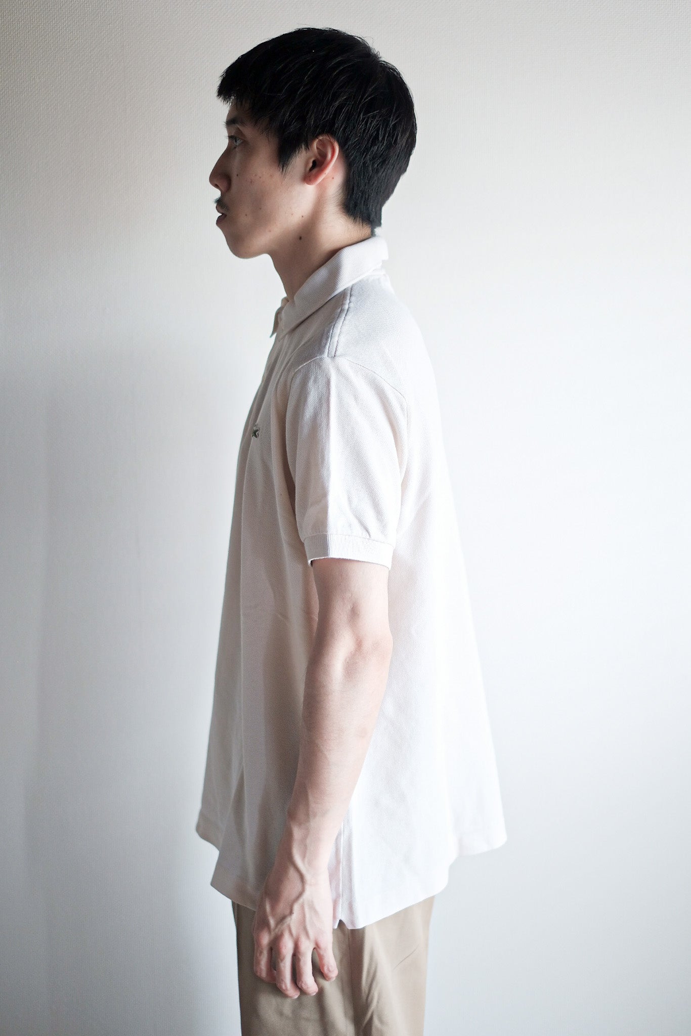 ［~80's］CHEMISE LACOSTE S/S Polo Shirt Size.4 "Ecru"