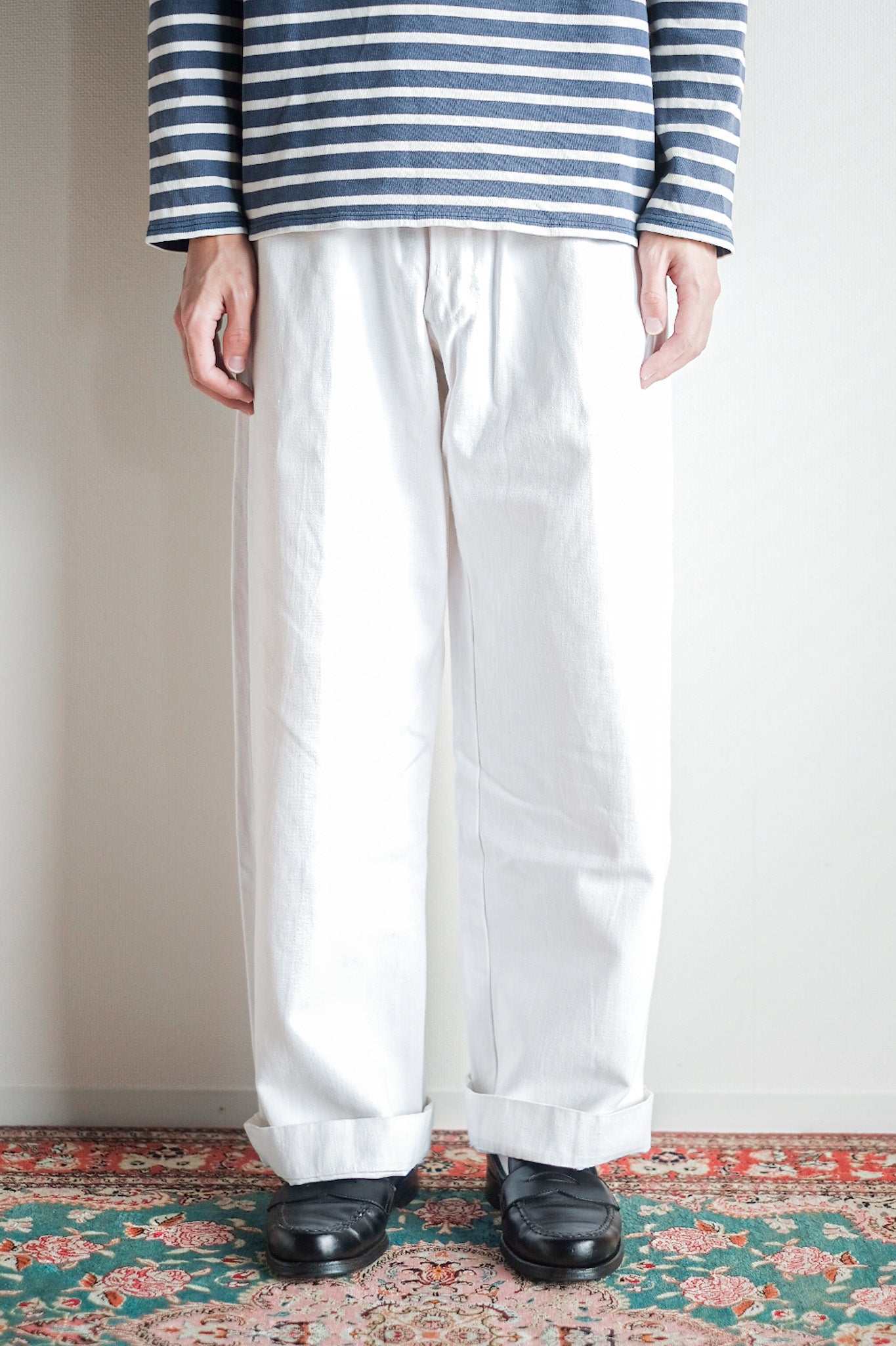 [~ 50's] French Vintage Linen Trousers