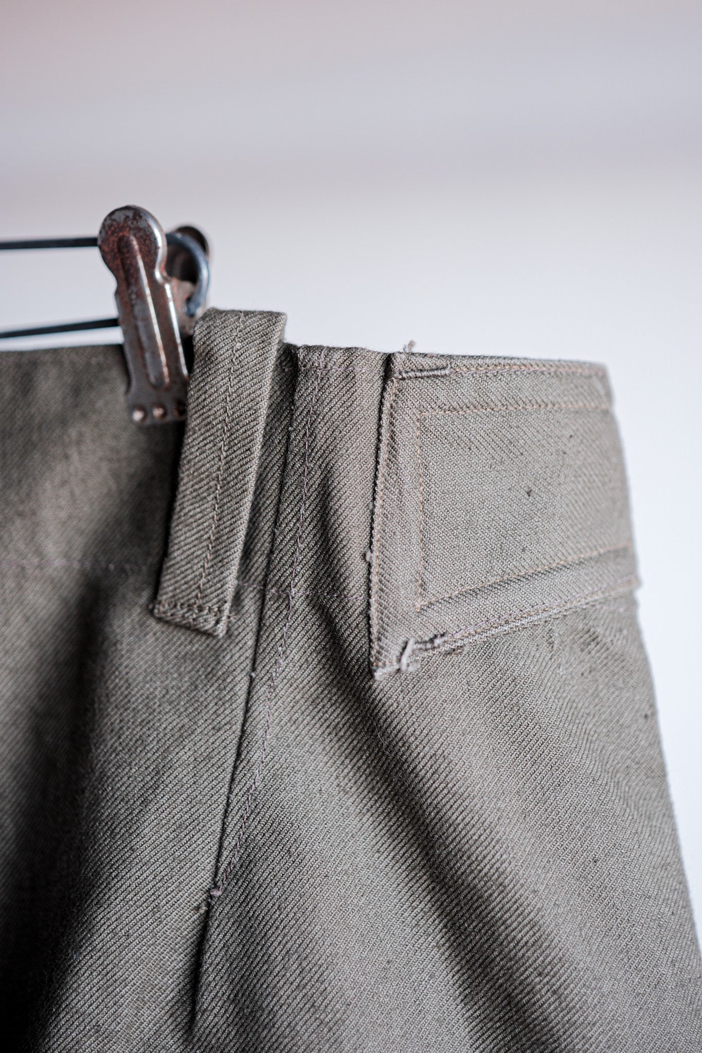 【~40's】French Army Unusual Pattern Trousers "Dead Stock"
