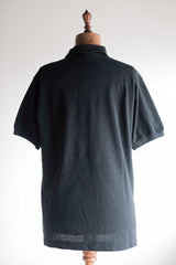 [~ 80's] Chemise Lacoste S/S Polo Size.5 "Black"