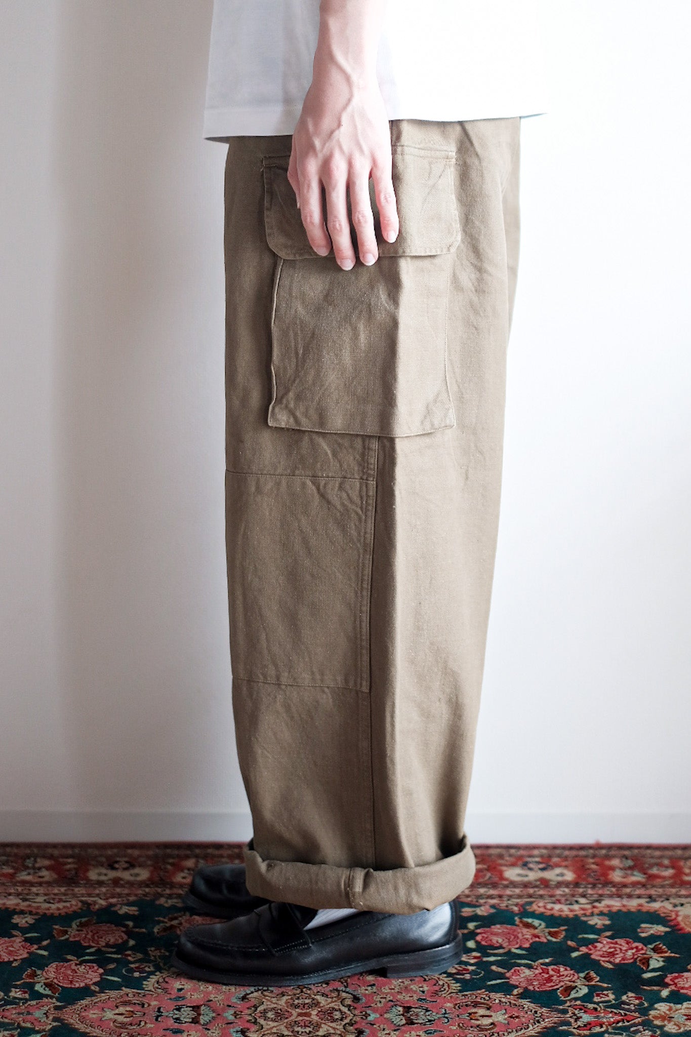 ［~50's］French Army M47 Field Trousers Size.35 "Dead Stock"