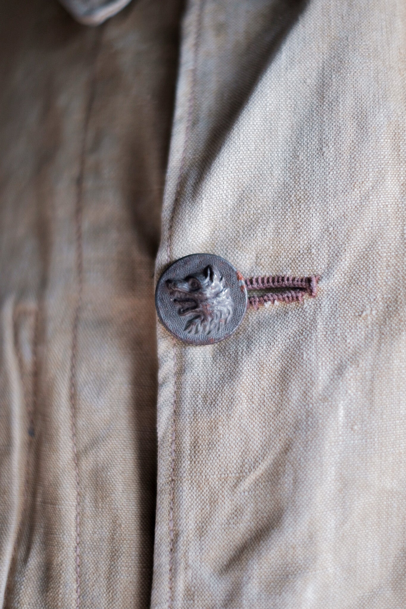 ［~30's］French Vintage Linen Hunting Jacket