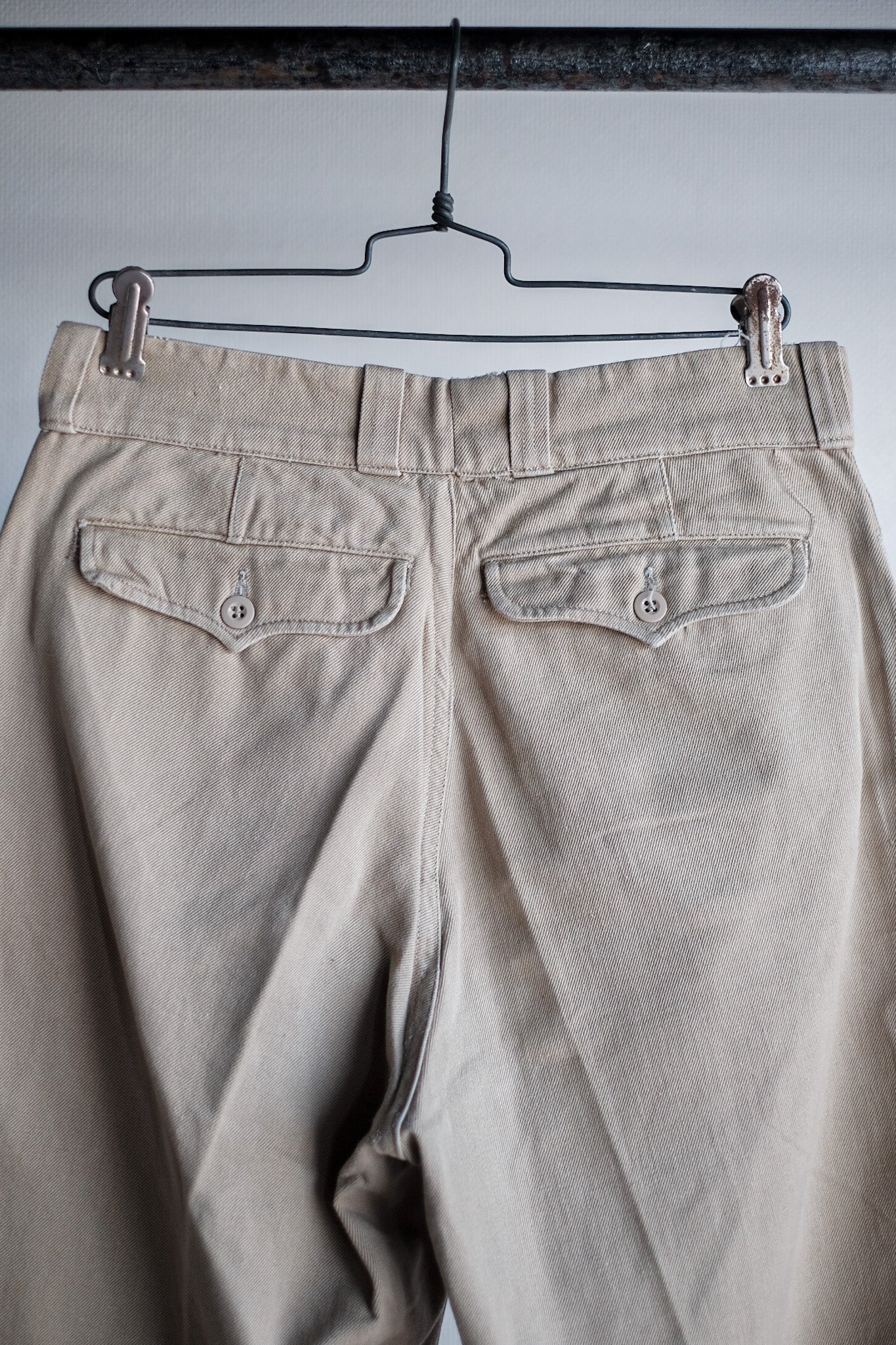 60's] French Army M52 CHINO TROUSERS SIZE.11