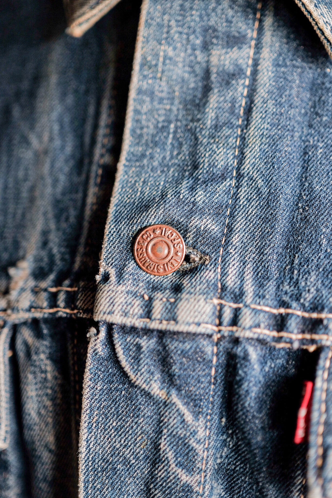 ［~60's］Vintage Levi's 557 Denim Jacket "Big E"