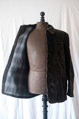 【~50's】French Vintage Dark Brown Corduroy Jacket