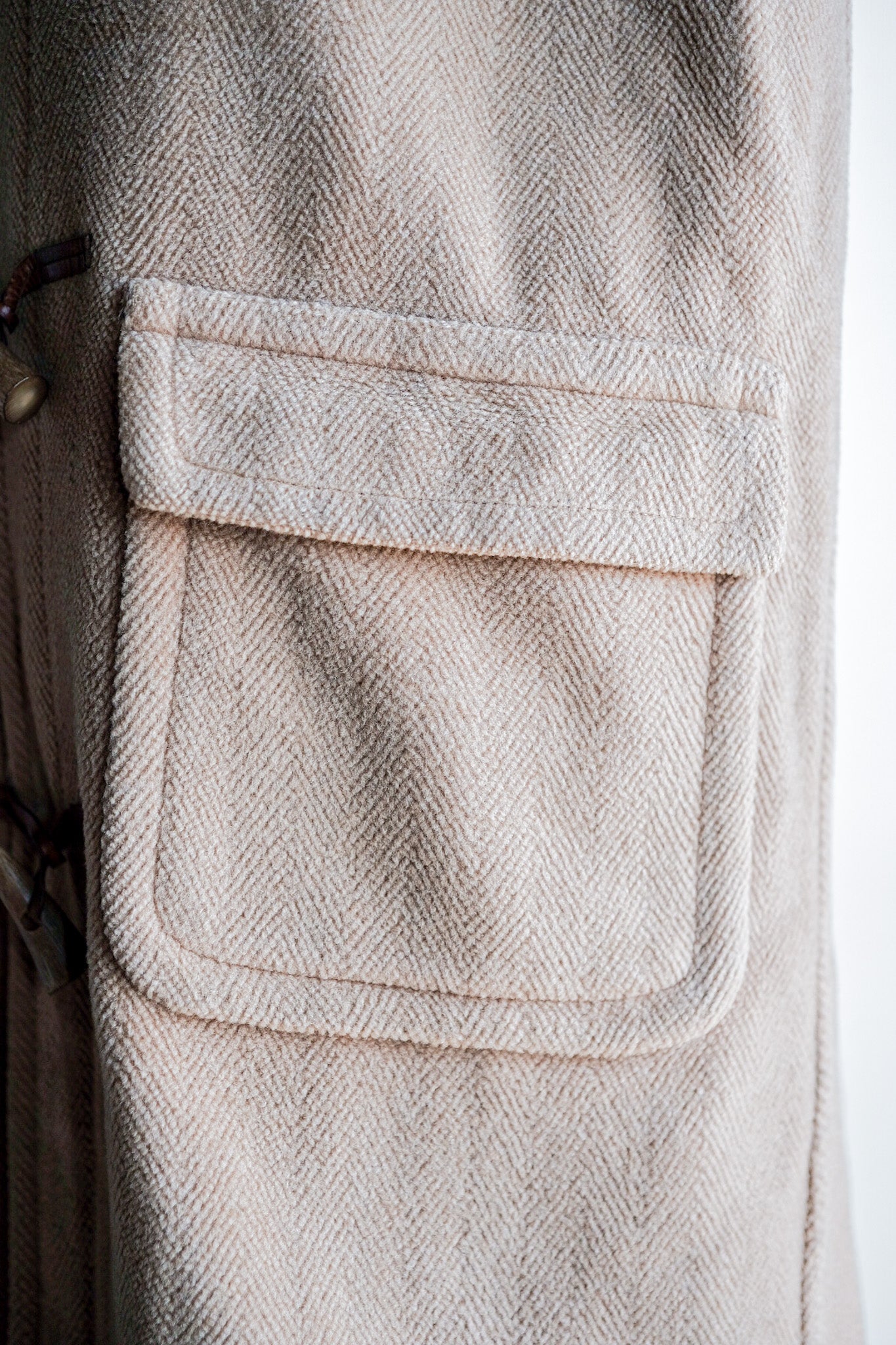 ［~80's］Old England Wool Duffle Coat Made by INVERTERE "Moorbrook"