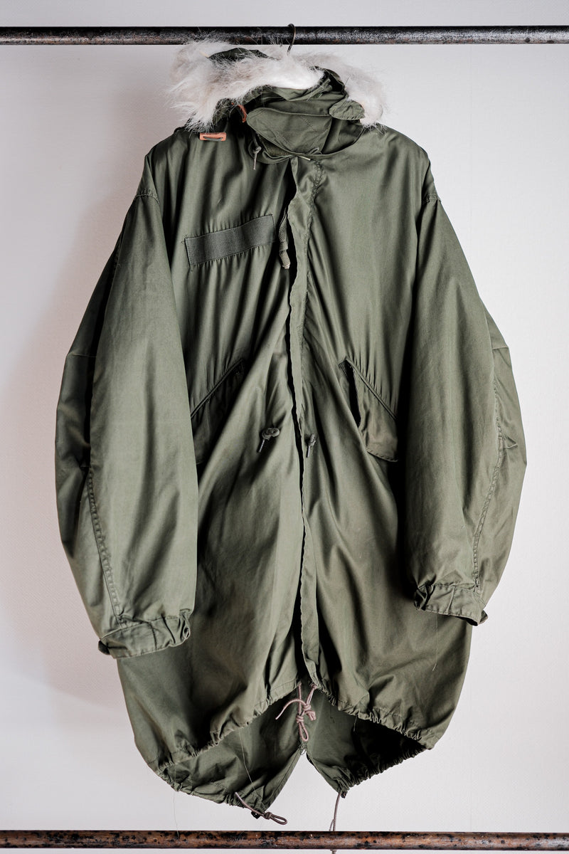 [~ 80's] สหรัฐอเมริกา M-65 Fishtail Parka size.marge "เต็มชุด"